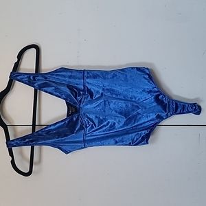 Marciano Velvet Bodysuit Blue